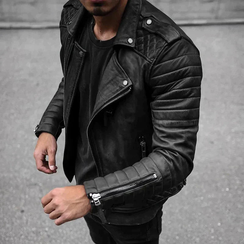 Abe – veste en cuir pour homme 