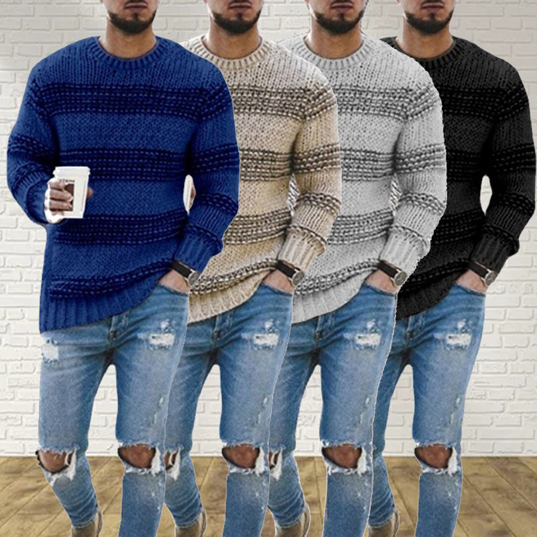 Carlo - Pull en maille douce pour homme 