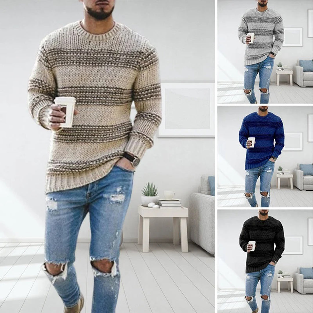 Carlo - Pull en maille douce pour homme 