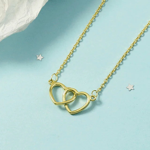 Collier Double Coeur