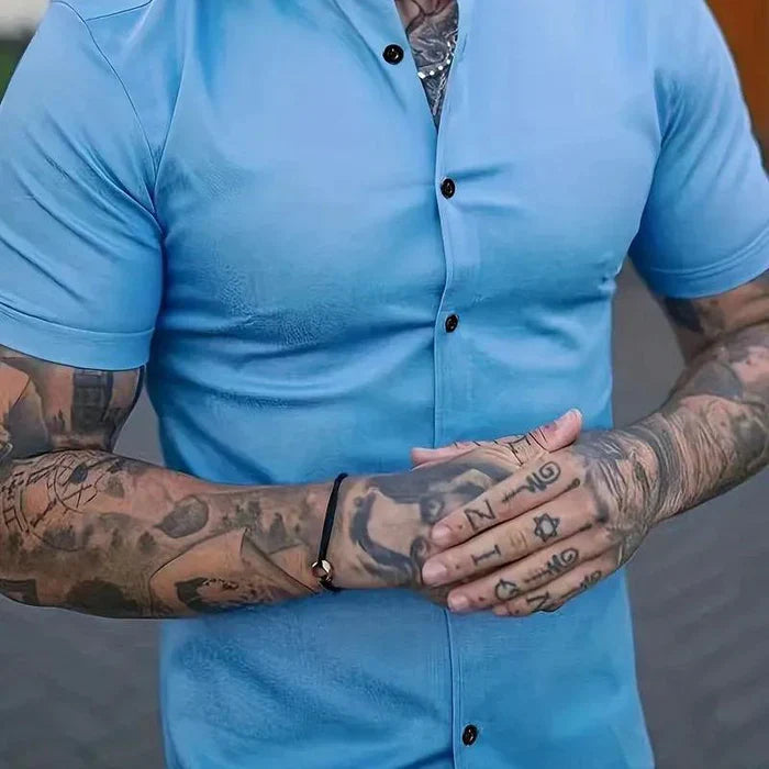 James - chemise à manches courtes du pasteur