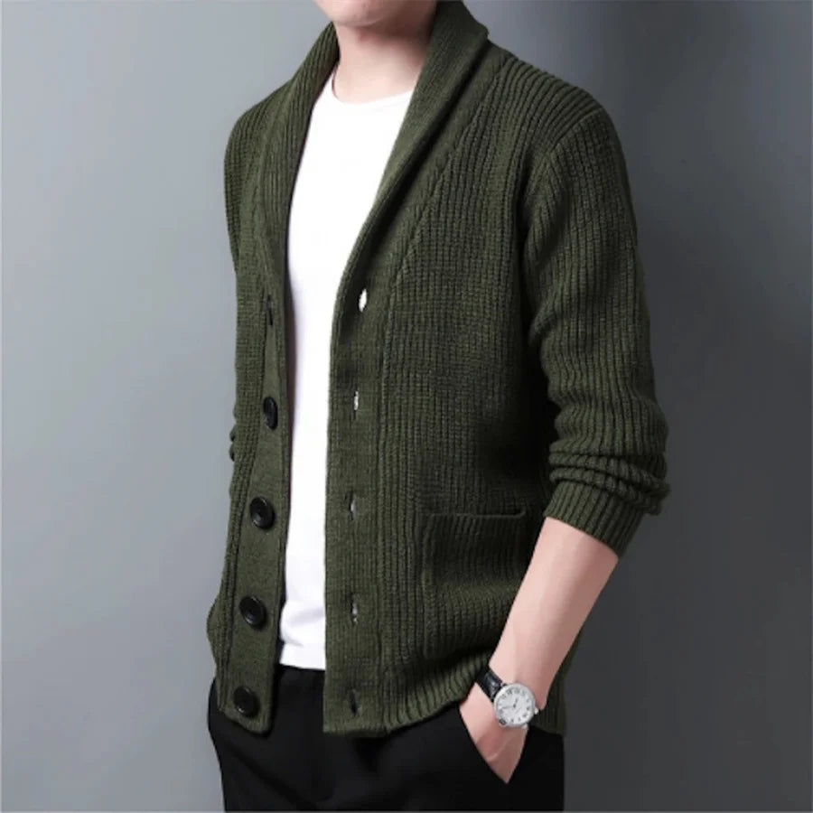 Nelson - Cardigan Homme Pull Boutonné 