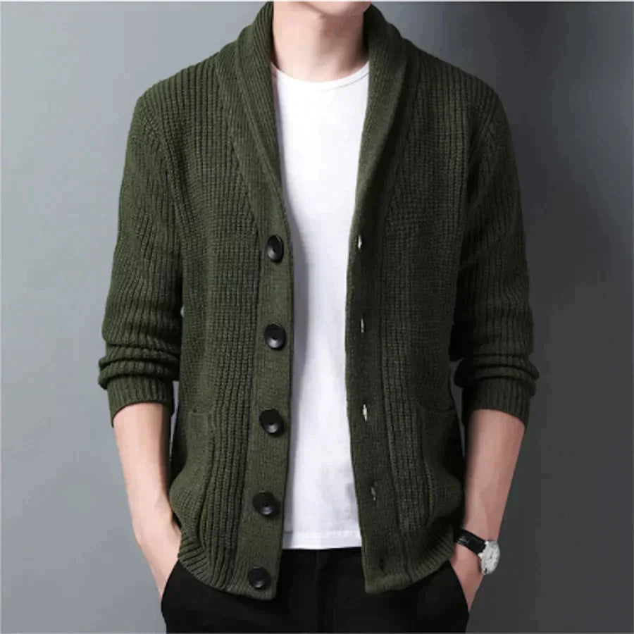 Nelson - Cardigan Homme Pull Boutonné 