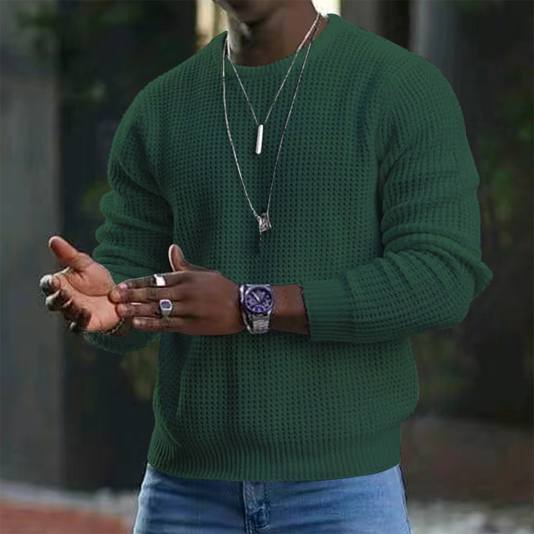 Locban - Pull doux pour homme 