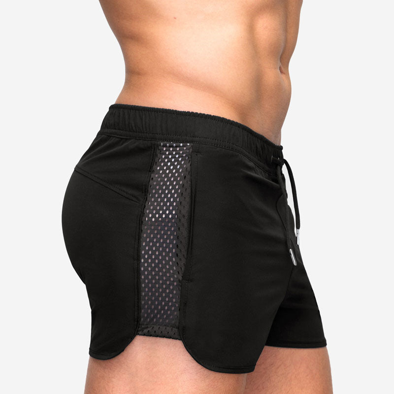 Short de plage d'été en maille respirante pour homme