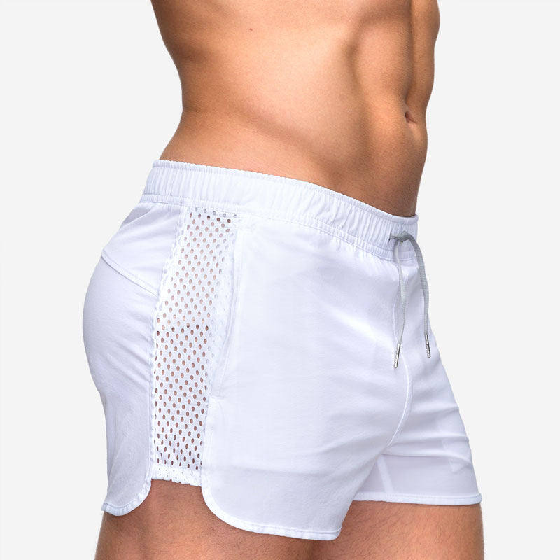 Short de plage d'été en maille respirante pour homme