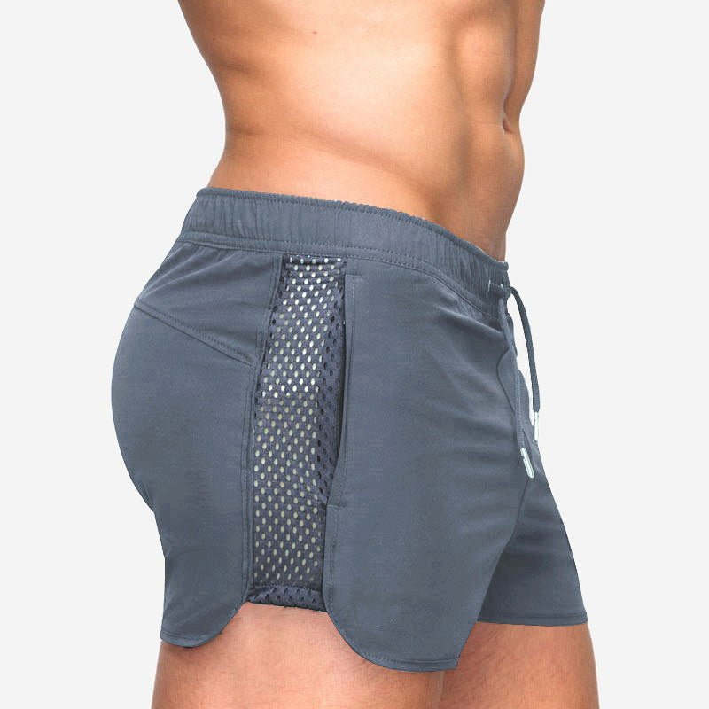 Short de plage d'été en maille respirante pour homme