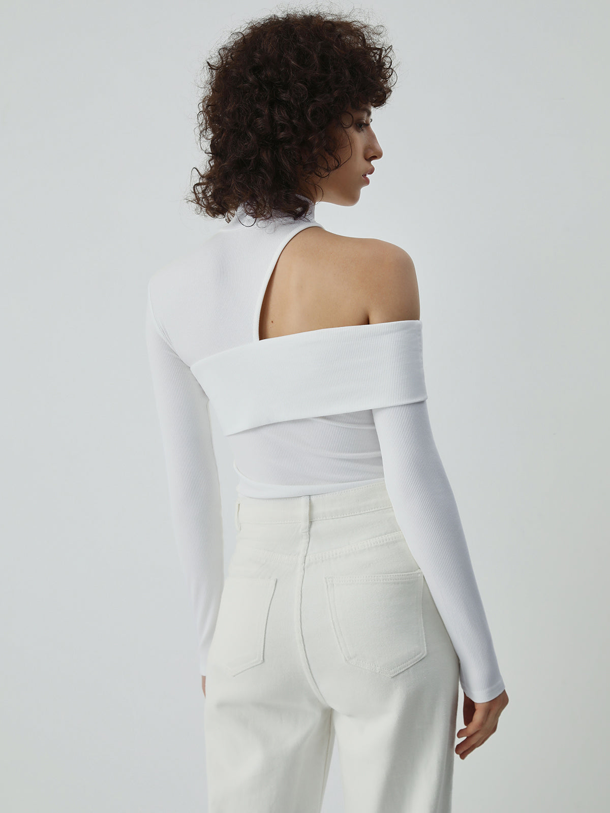 Liana™ - Haut en tricot à col montant