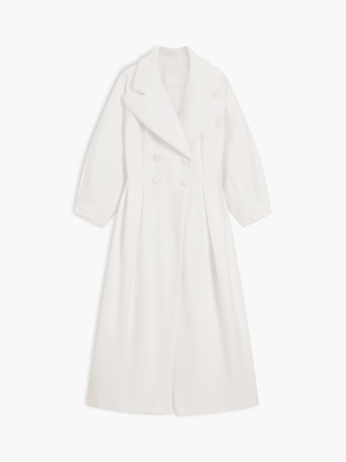 Manteau en laine mélangée pour femme