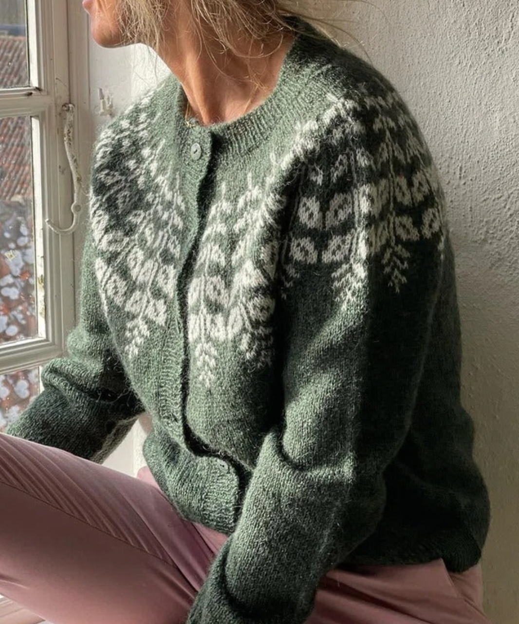 ANNYS - Cardigan d'hiver en tricot super confortable et doux
