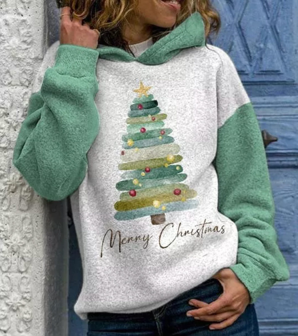 CARLA - Sweat à capuche de Noël super confortable