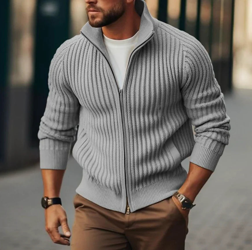 Christopher – pull zippé incroyablement confortable et chaud