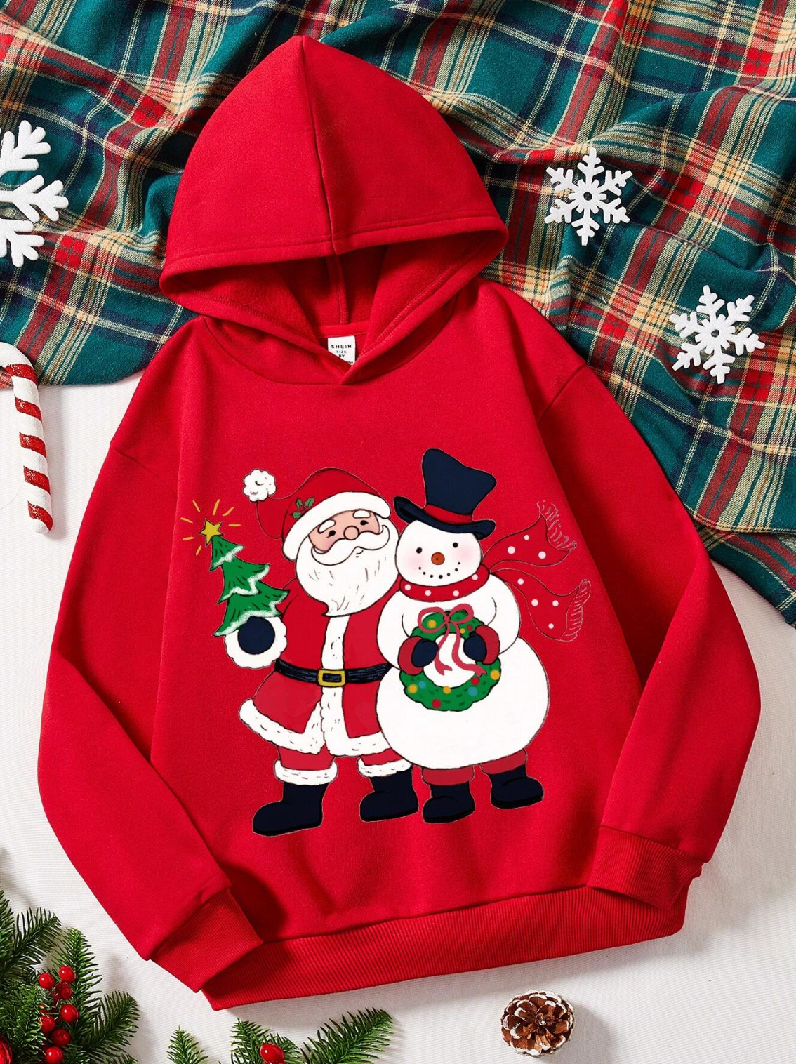 Ige - Sweat à capuche de Noël pour hommes et femmes 