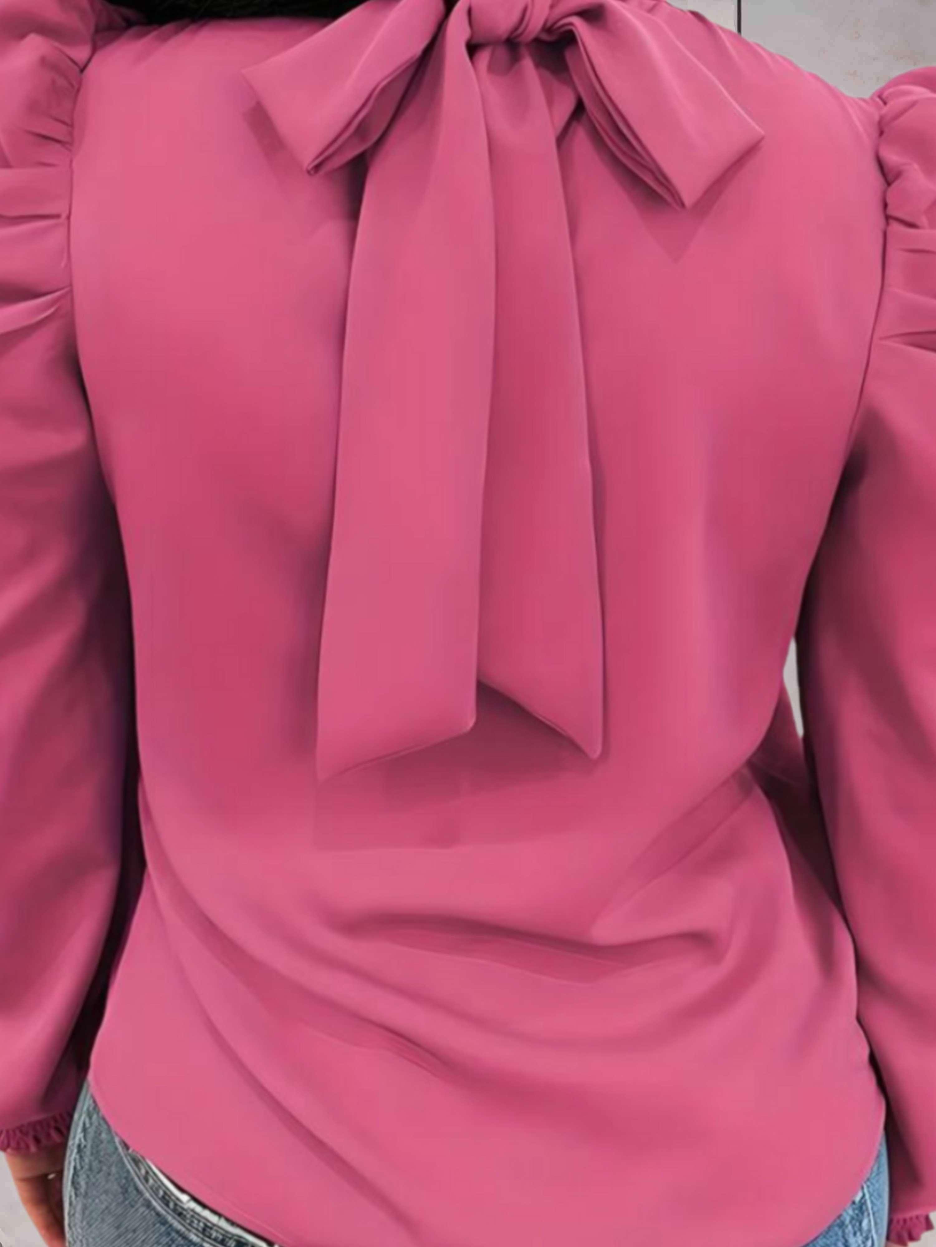 Bellachicha - Bluse mit Rollkragen und langen Puffärmeln