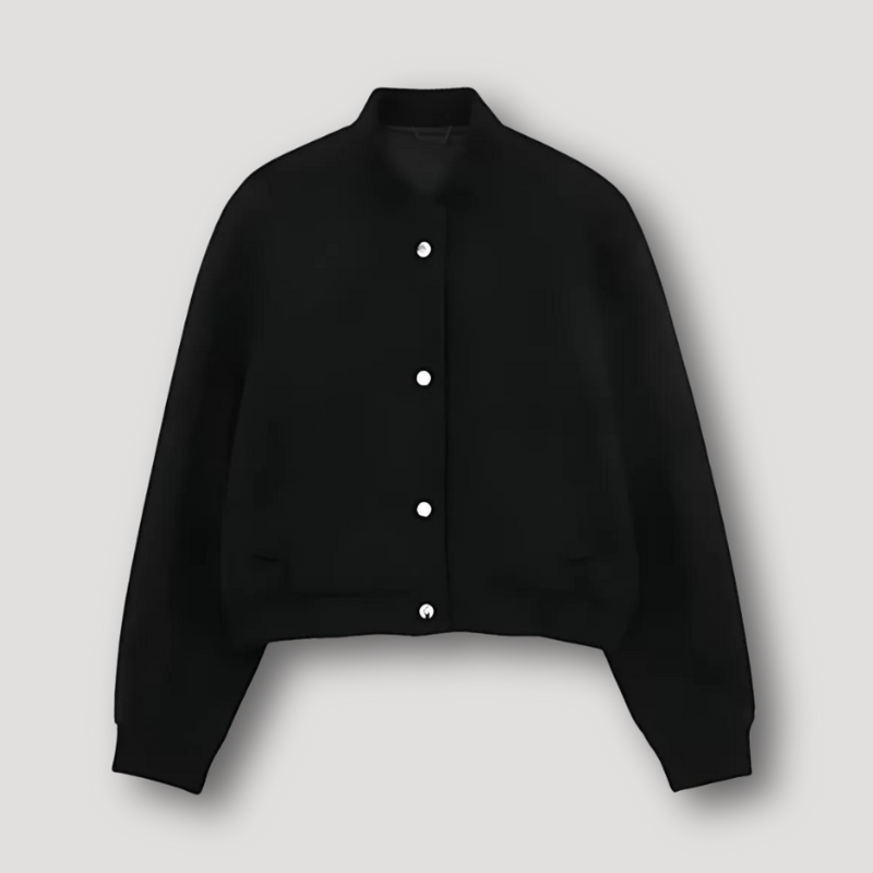 Bergan | Veste bomber côtelée classique et décontractée minimaliste