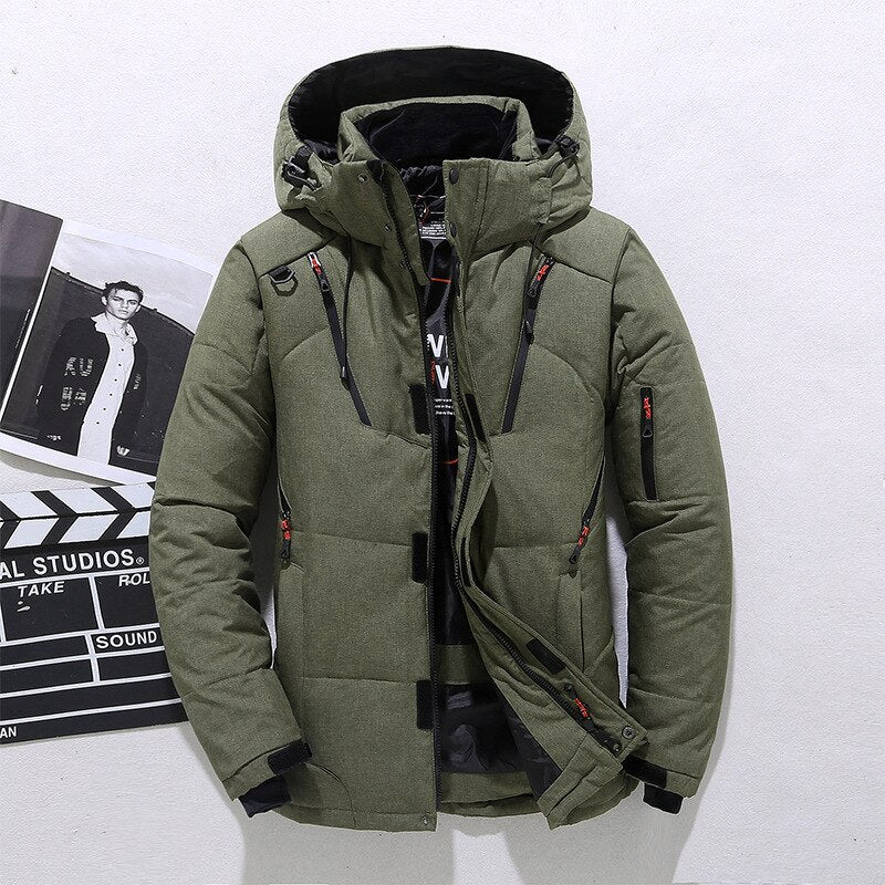 Brandon – Veste d'hiver matelassée à capuche