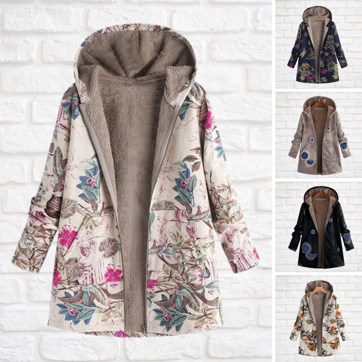 Ashlyn | Nouvelle veste à capuche classique imprimée