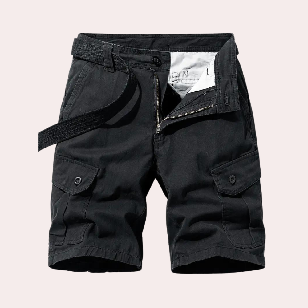 Short cargo multi-poches pour homme