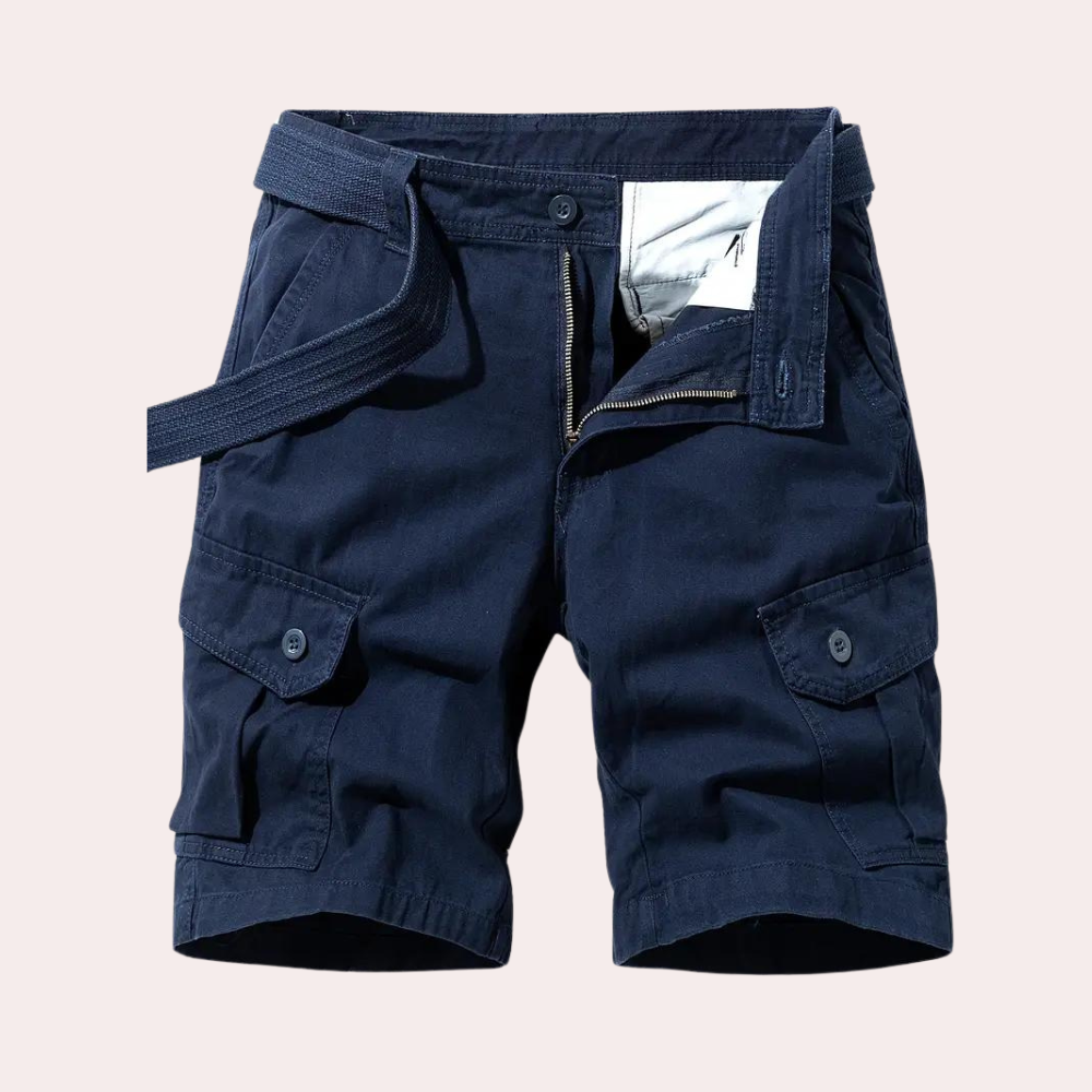 Short cargo multi-poches pour homme