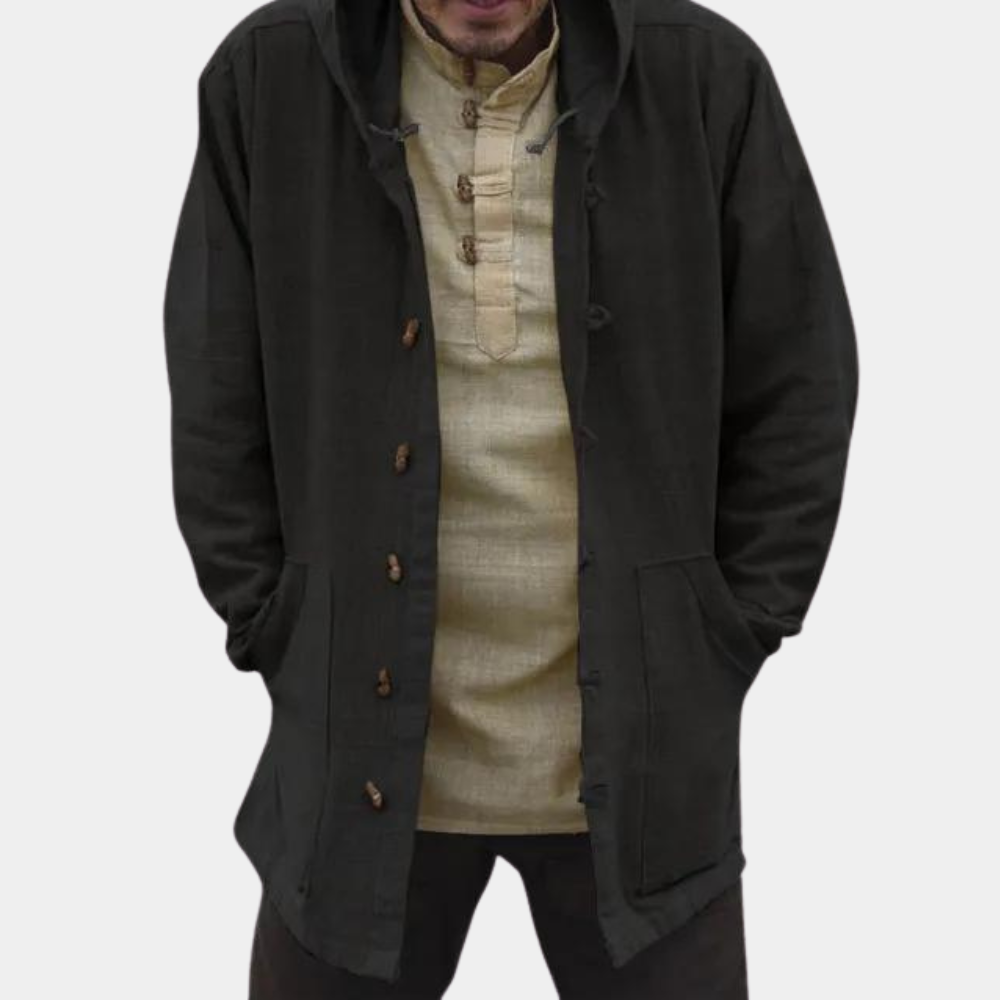 Veste d'hiver à capuche pour homme 