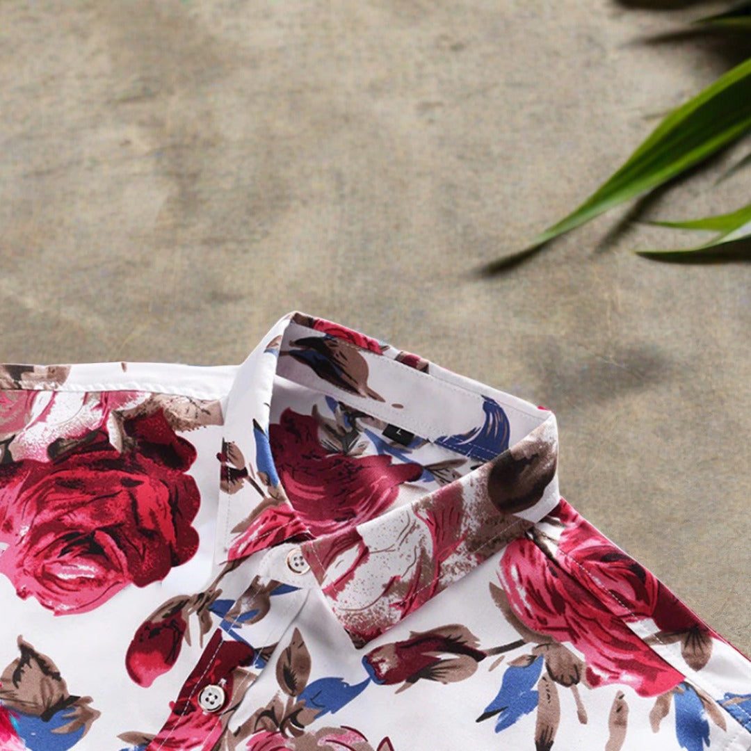 Arthur – La chemise fleurie pour homme