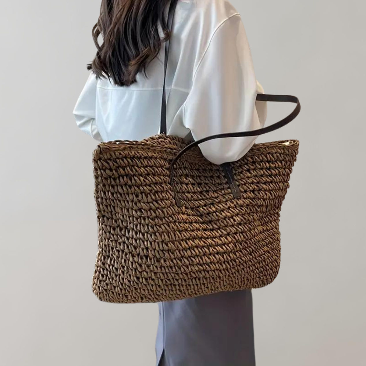 Bellachicha - große gewebte Tragetasche | Tasche im Bohemian-Beachy-Stil