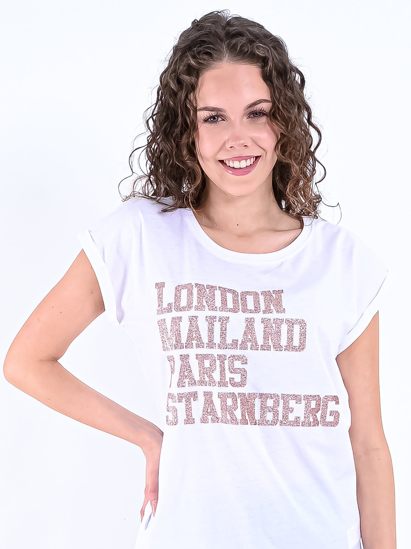 Bellachicha-Shirt  London Mailand Paris Starnberg Gold