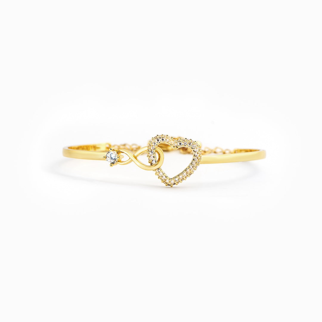 Always in My Heart - Infinity Heart Armband