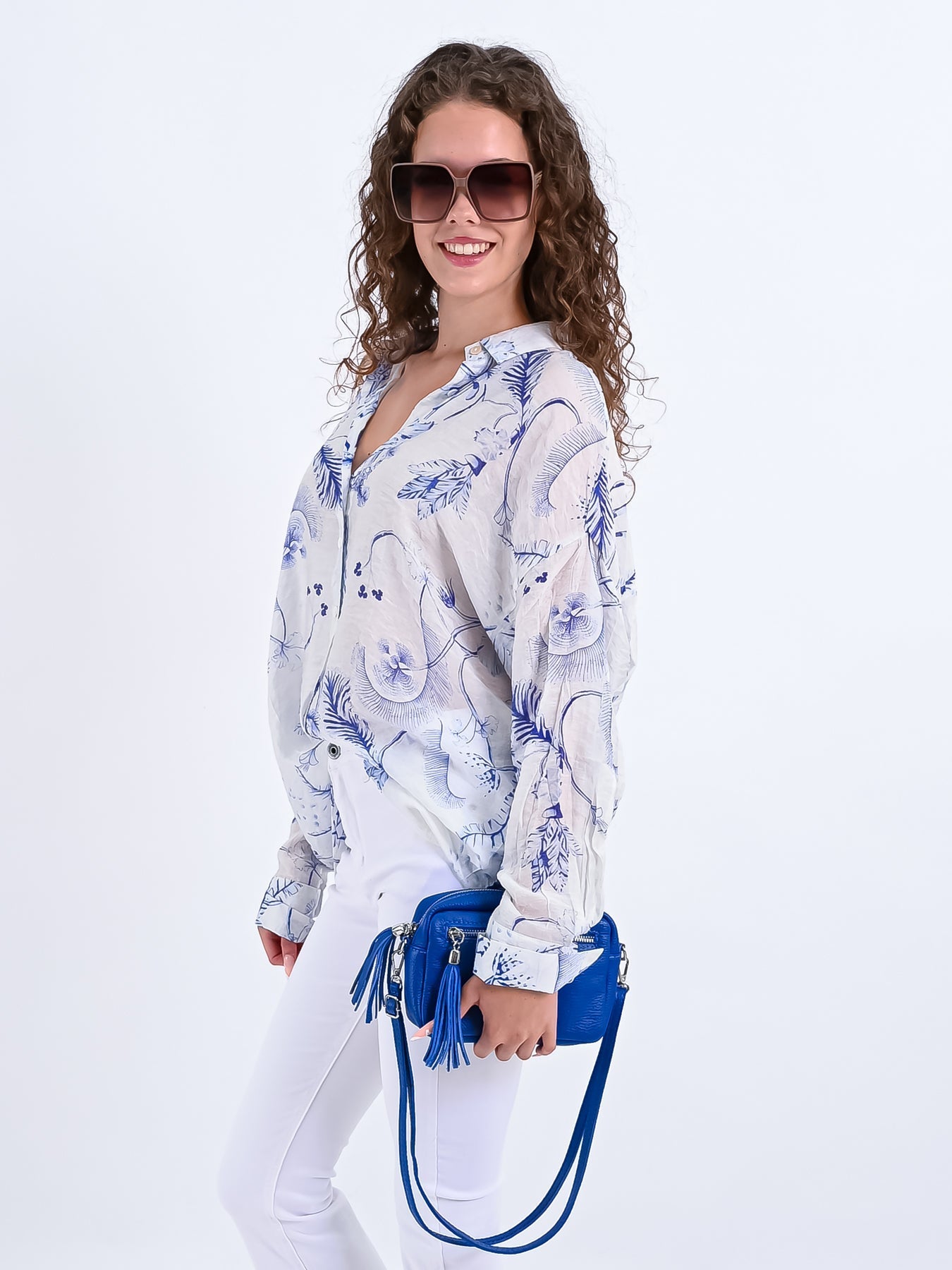 Bellachicha Hemdbluse Leaves