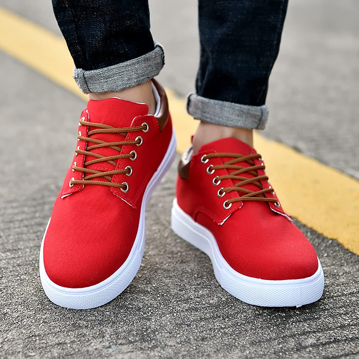 Henry - Herren Sneaker mit weißer Sohle