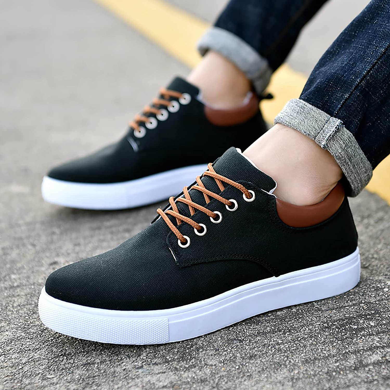 Henry - Herren Sneaker mit weißer Sohle