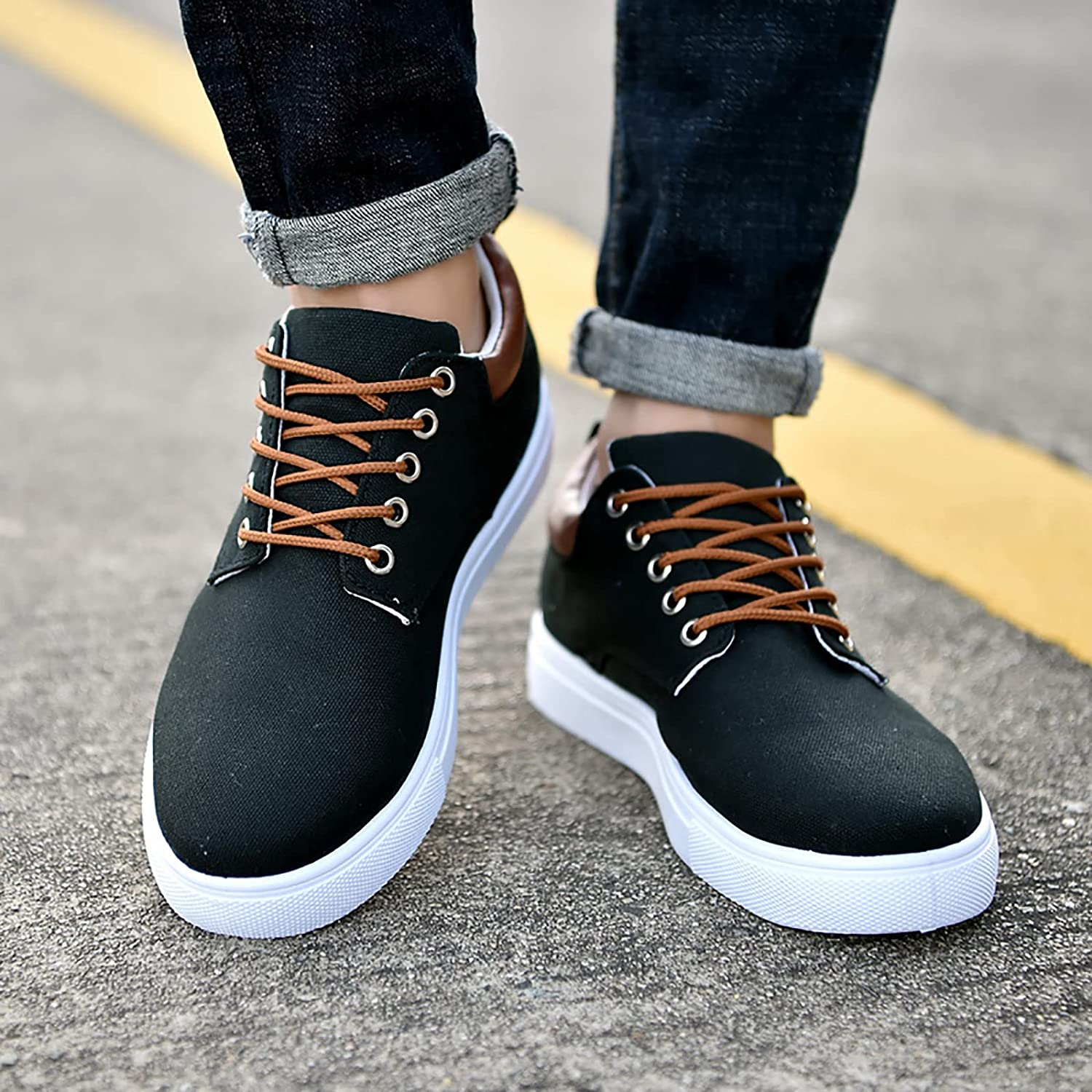 Henry - Herren Sneaker mit weißer Sohle