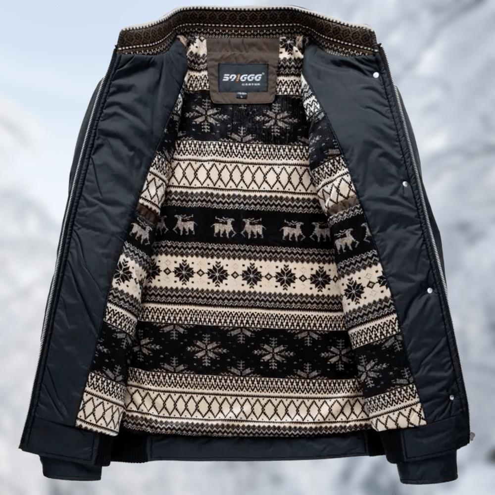 Yfalia | Veste chaude et douillette avec imprimé intérieur élégant