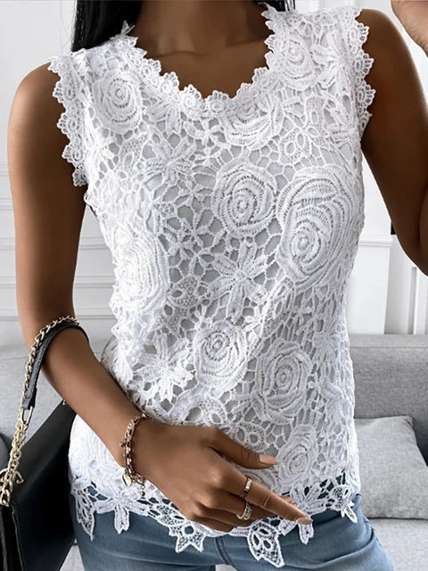 Bellachicha | Damen Vintage Spitze Top