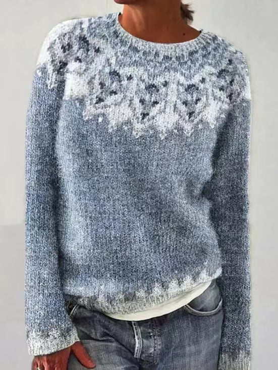 Emma – pull à motif géométrique