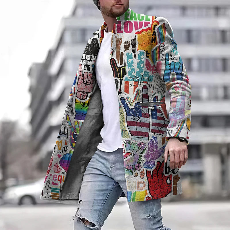 Emrys - Street-art Jacke für Herren