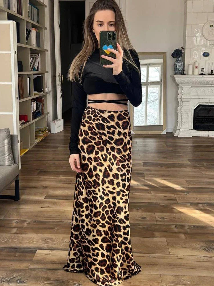 Ava | Jupe longue à imprimé Lui Paard