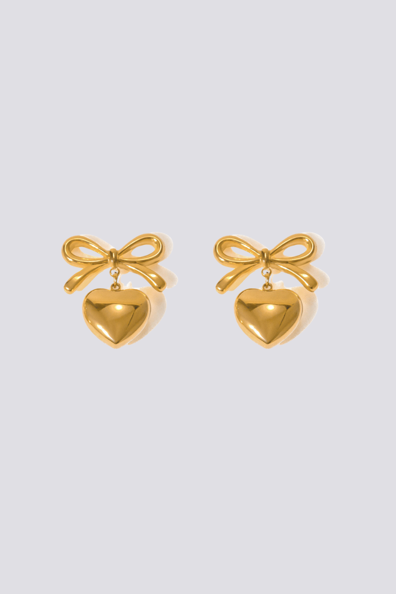 Boucles d'oreilles Florine Bow Heart