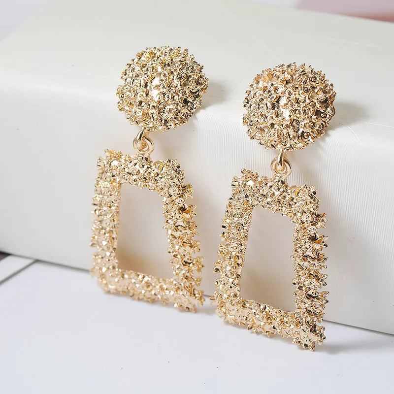 Micara - Square Statements - Boucles d'oreilles