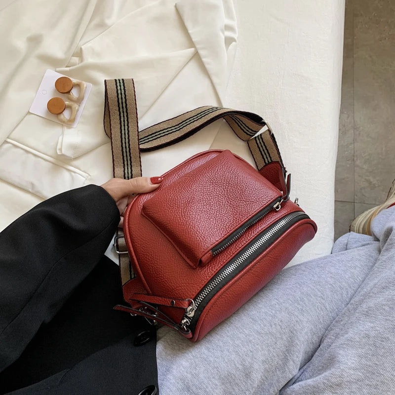 Sac bandoulière Bellachicha | Sac à bandoulière rétro pour femme 