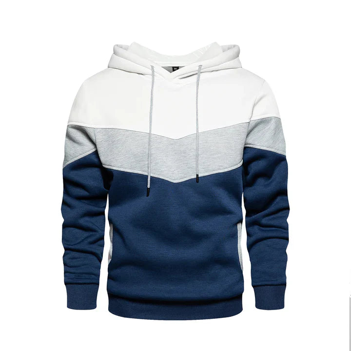 Marius - sweat à capuche homme à rayures horizontales