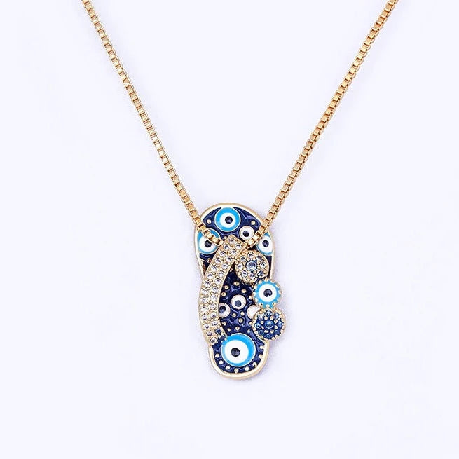 Pendentif tong Nazar en or 