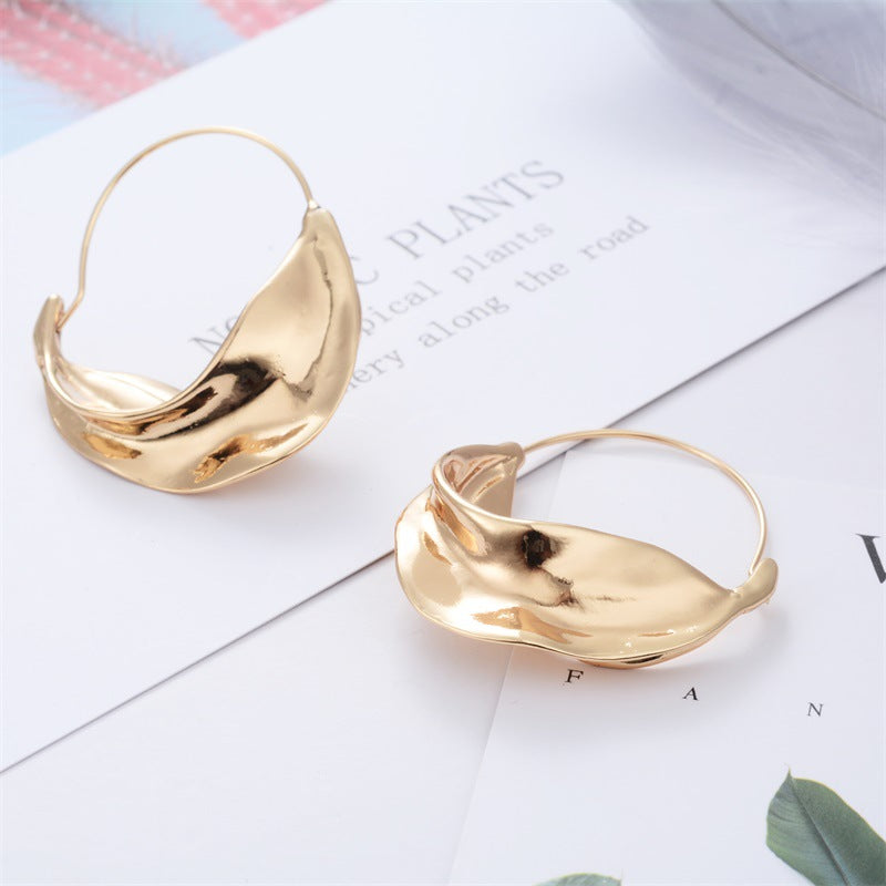 Micara - Boucles d'oreilles pendantes tourbillonnantes