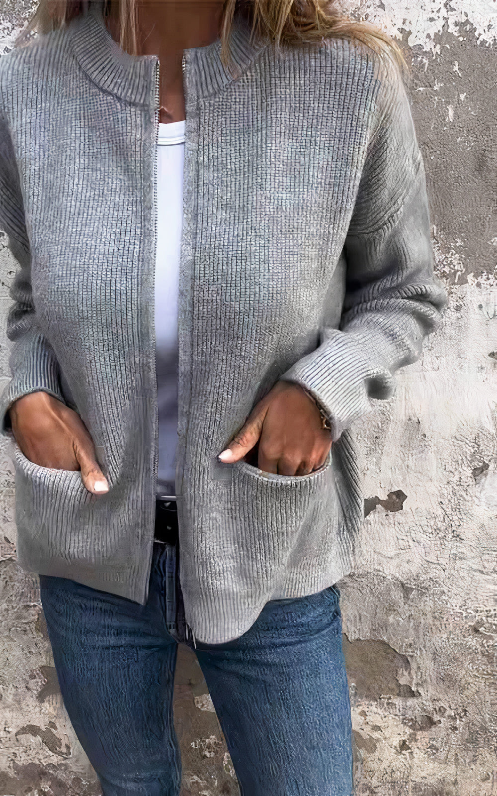 Veste zippée pour femme - Halle