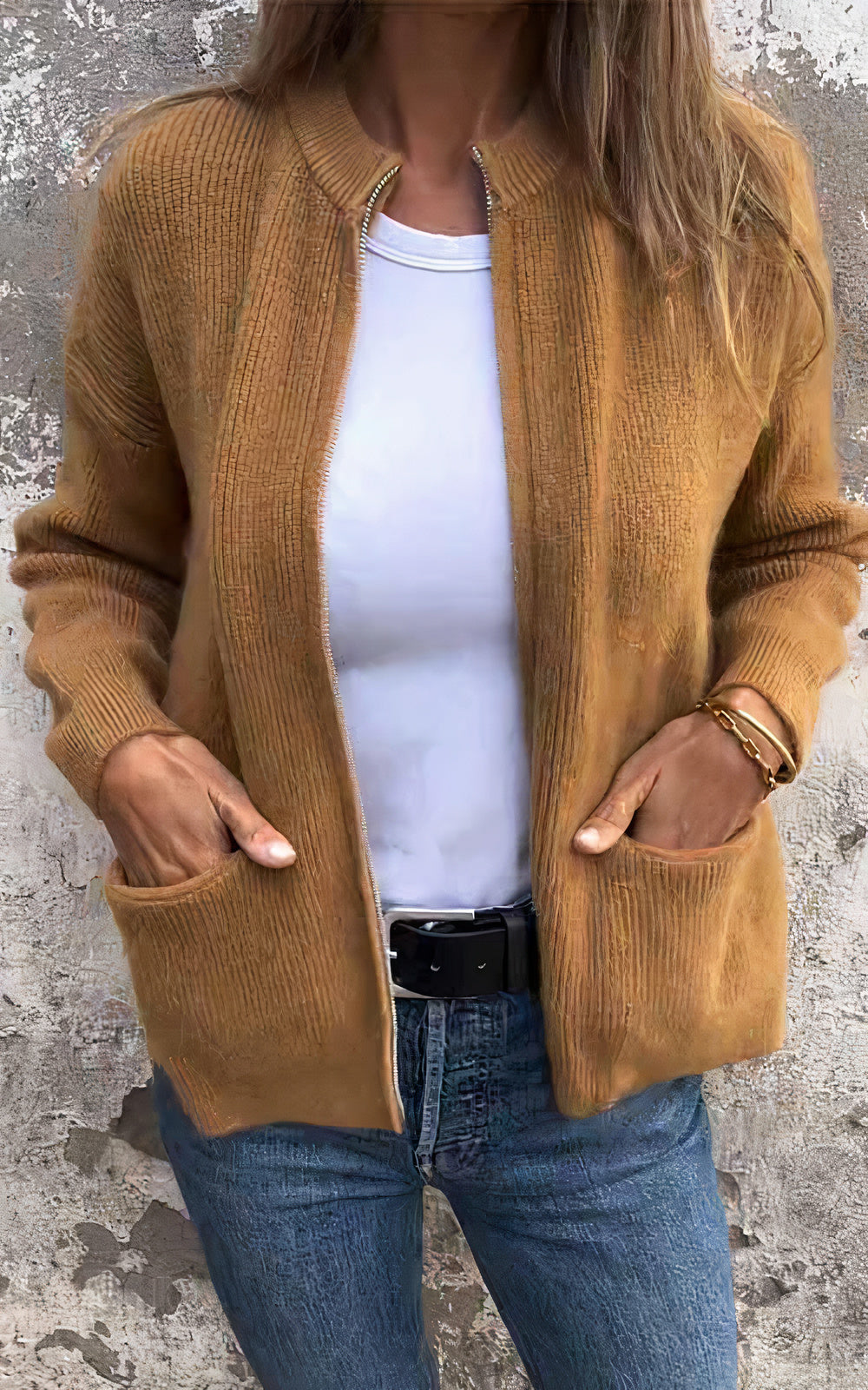 Veste zippée pour femme - Halle