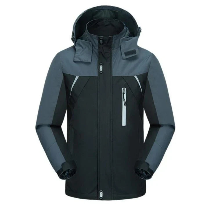 Veste d'hiver bicolore pour homme