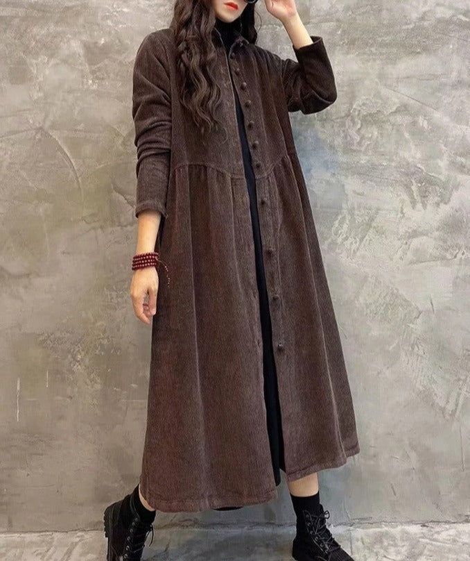 Vira | Manteau polyvalent boutonné sur le devant avec poches