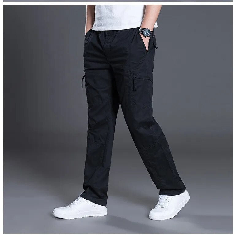Waldo - pantalon cargo droit baggy