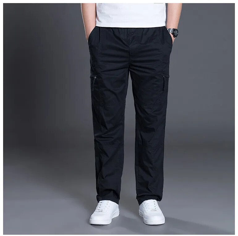 Waldo - pantalon cargo droit baggy