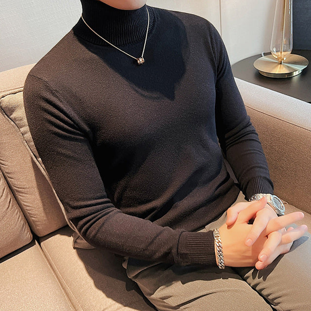 Calvin Klein - Pull col montant 